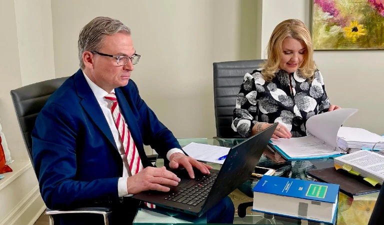personal injury lawyers richard and brenda in office personal injury lawyers richard and brenda in office