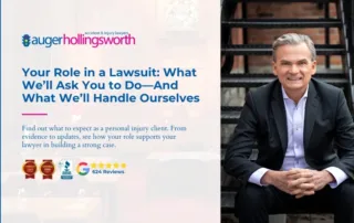 role of personal injury clients in a lawsuit