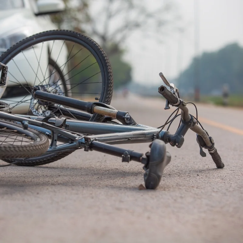 Bicycle Car Collision Square