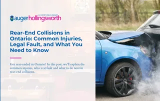 rear-end collisions in ontario