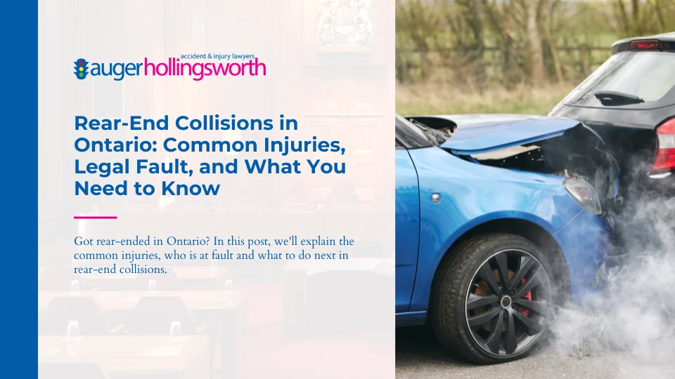 rear-end collisions in ontario rear-end collisions in ontario