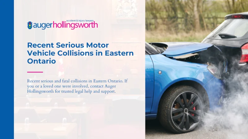 recent motor vehicle collisions in eastern ontario recent motor vehicle collisions in eastern ontario