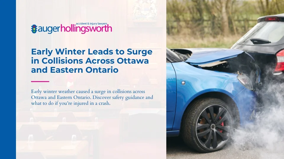 early winter increased collisions across Ottawa and Eastern Ontario early winter increased collisions across Ottawa and Eastern Ontario