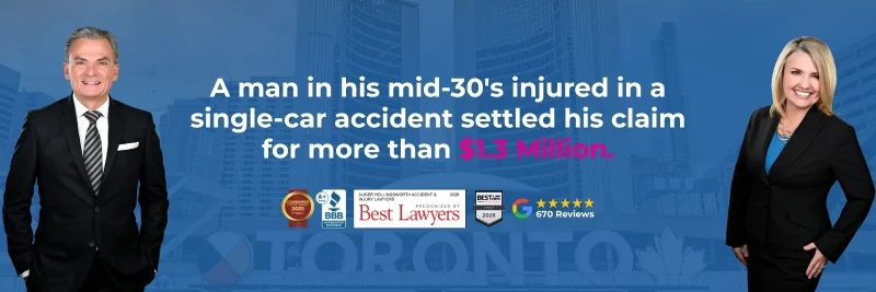 single-car accident settlement