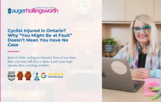 injured cyclist in ontario fault and rights