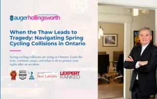 ontario spring cycling collisions in ontario