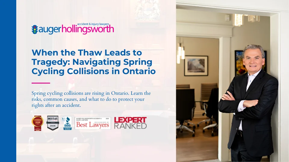 ontario spring cycling collisions in ontario