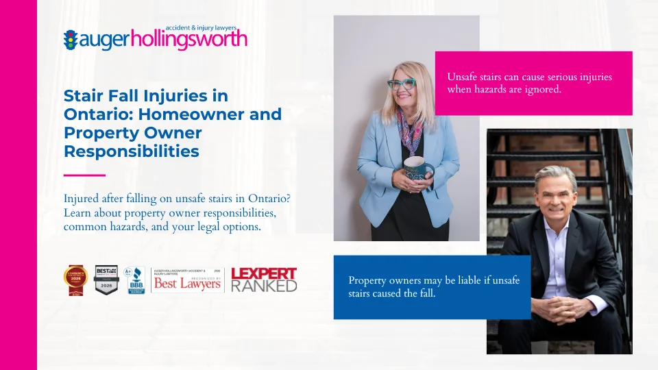 stair fall injuries in ontario