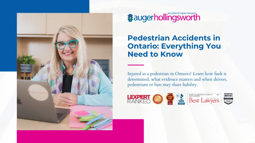 pedestrian accidents in ontario what you need to know