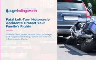 left turn motorcycle collision north glengarry