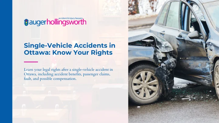 single vehicle accidents in ottawa